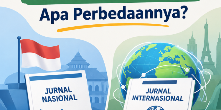 Jurnal Nasional vs Jurnal Internasional: perbedaan cakupan publikasi jurnal nasional dan internasional
