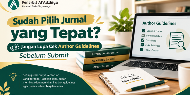 Author Guidelines jurnal yang perlu diperiksa sebelum submit artikel ilmiah