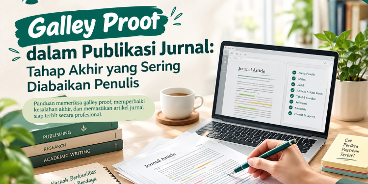 Galley Proof dalam Publikasi Jurnal - Penerbit Al'Adzkiya
