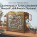 Ilustrasi mesin konversi pengetahuan mengubah jargon akademik yang rumit menjadi buku bacaan yang mudah dipahami umum dengan logo Penerbit Al'Adzkiya.